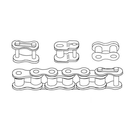 A & I Products 80 Hvy Roller Chain, 50ft (USA) 12" x12" x16" A-RC80HX50